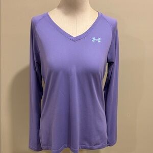 Under Armour Women's Lavender Long Sleeve Tee